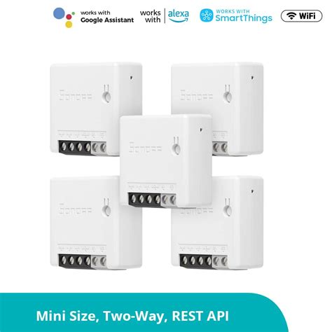 SONOFF Mini R2 10A Smart WiFi Wireless Light Switch, 